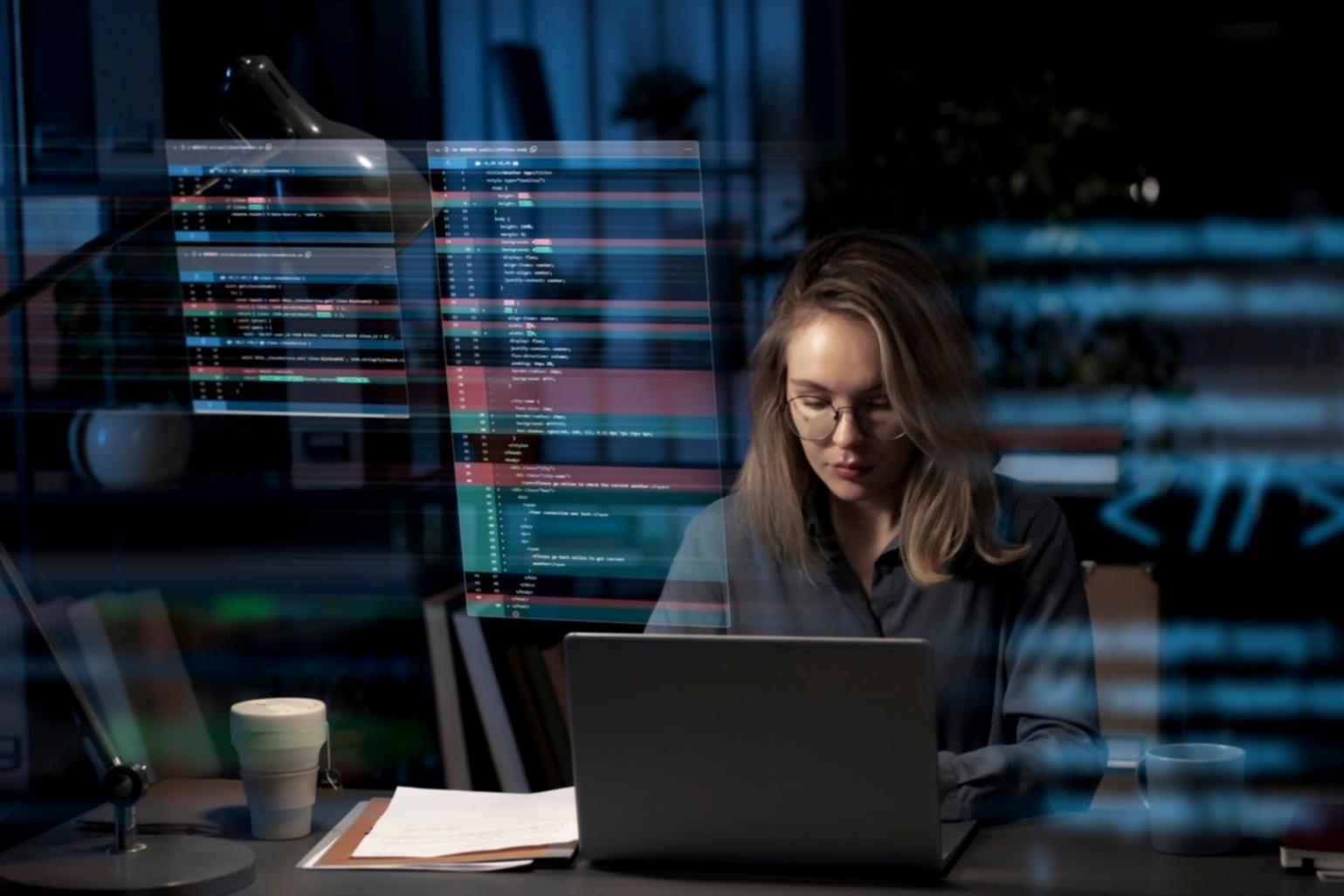 Banking app security and performance optimization dashboard